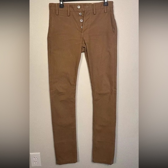 RGT Rogue Khaki Officer Trouser Slim Tapered Pant Size 27x34 Originally195 30x34 - Picture 2 of 12